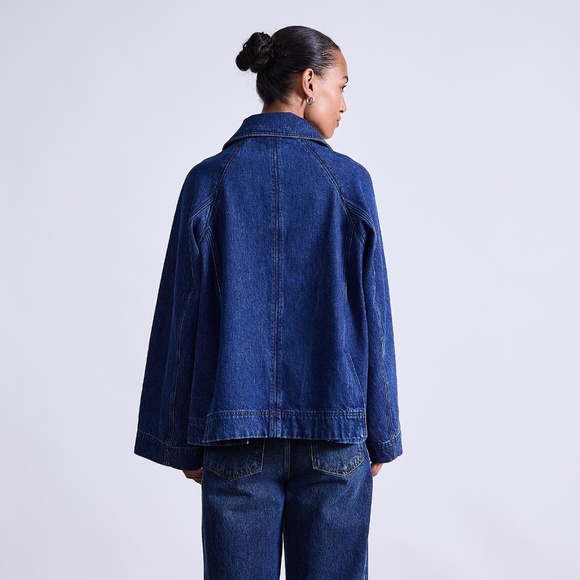 Apiece Apart Franke Swing Jacket in Tulum Wash, Small NWT - Picture 3 of 7